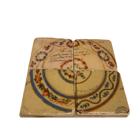 4 Vintage Gottschalks Tile Coasters!
