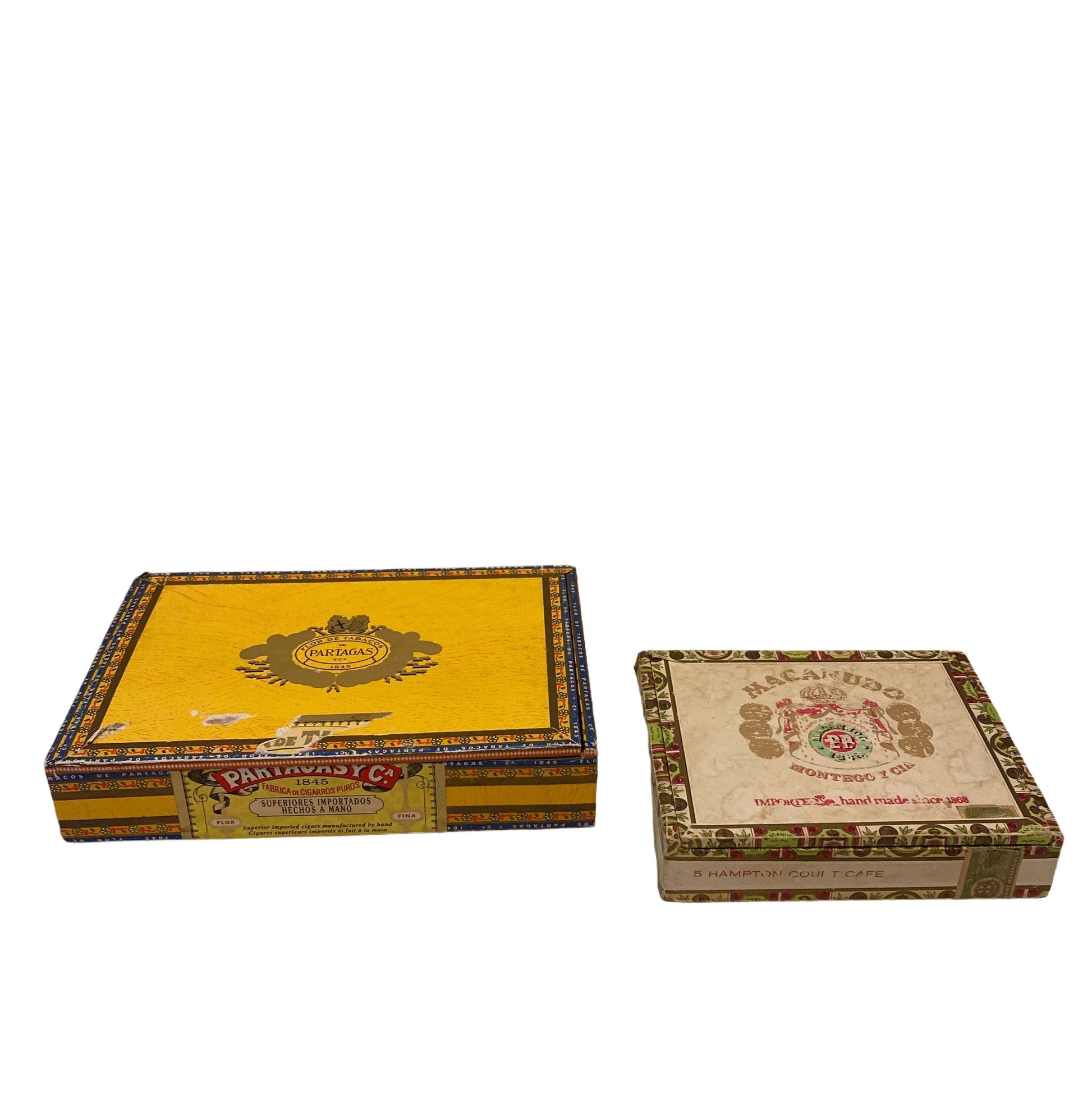 Empty Wooden Cigar Boxes